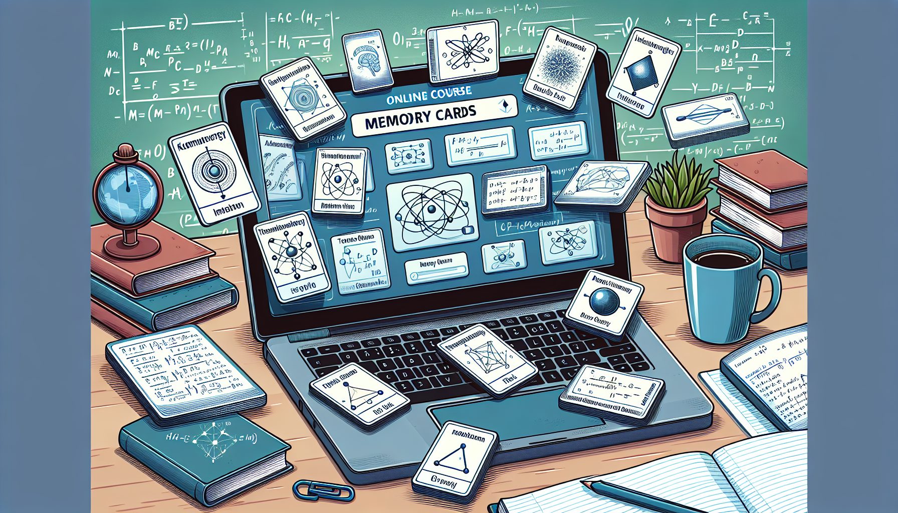 Как работает онлайн курс с картами памяти