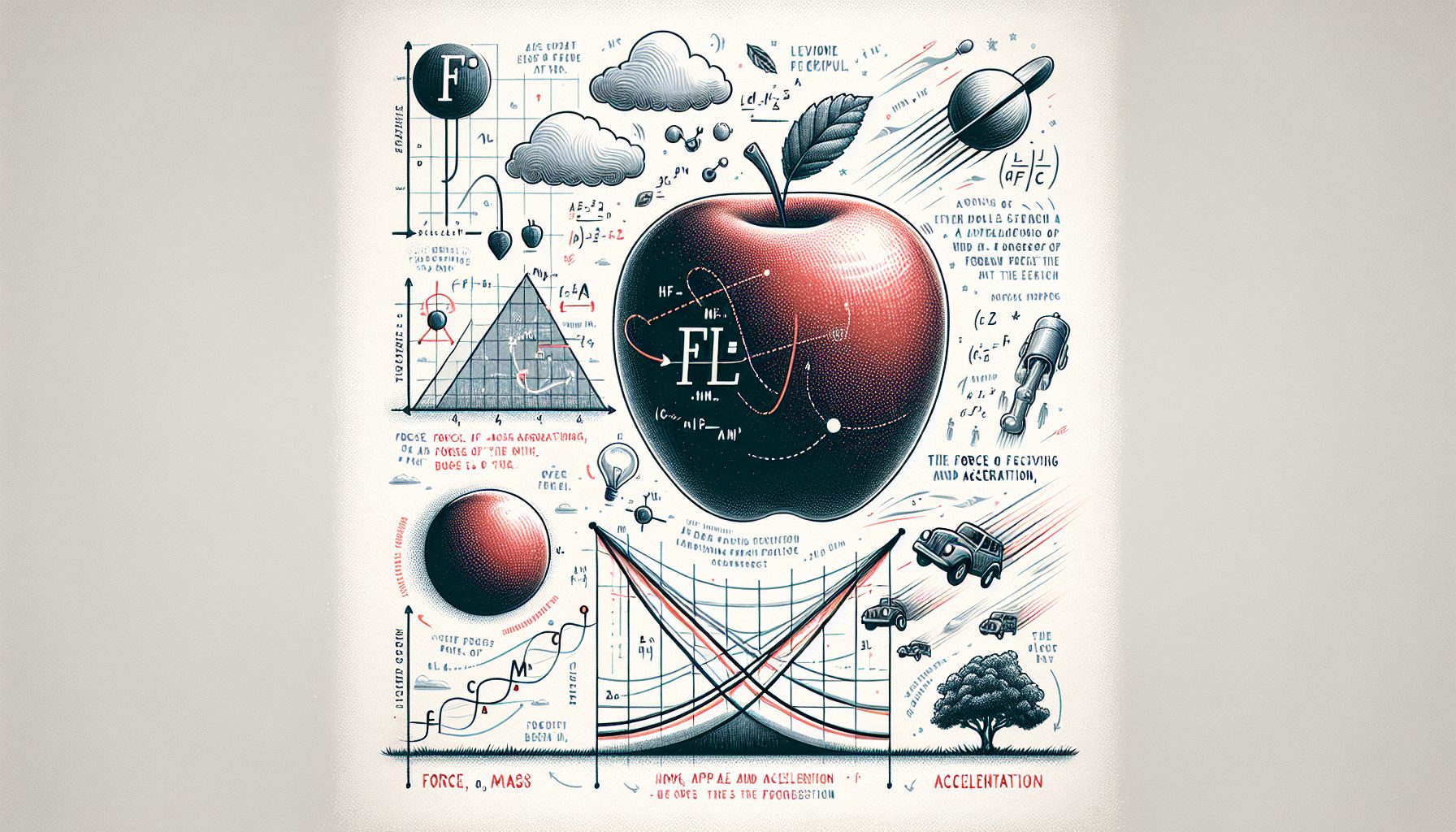 Второй закон: сила, масса и ускорение в деле