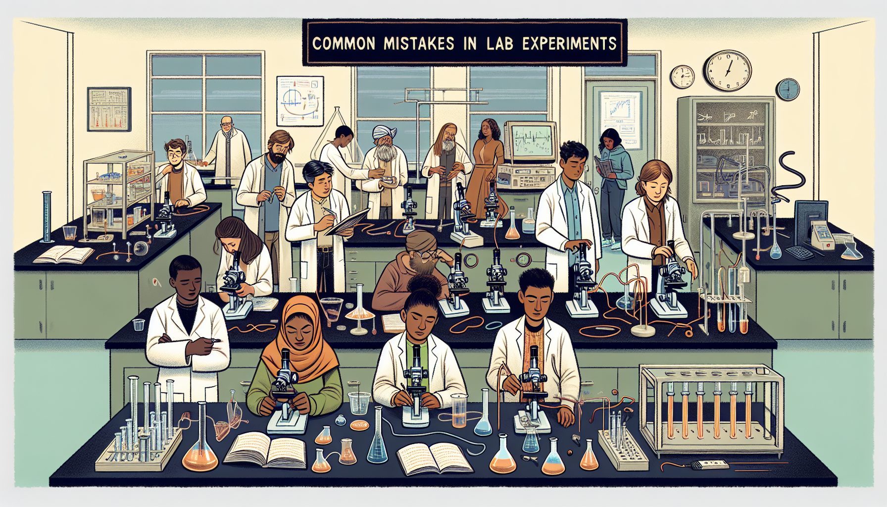 Топ типичных ошибок на лабораторных работах