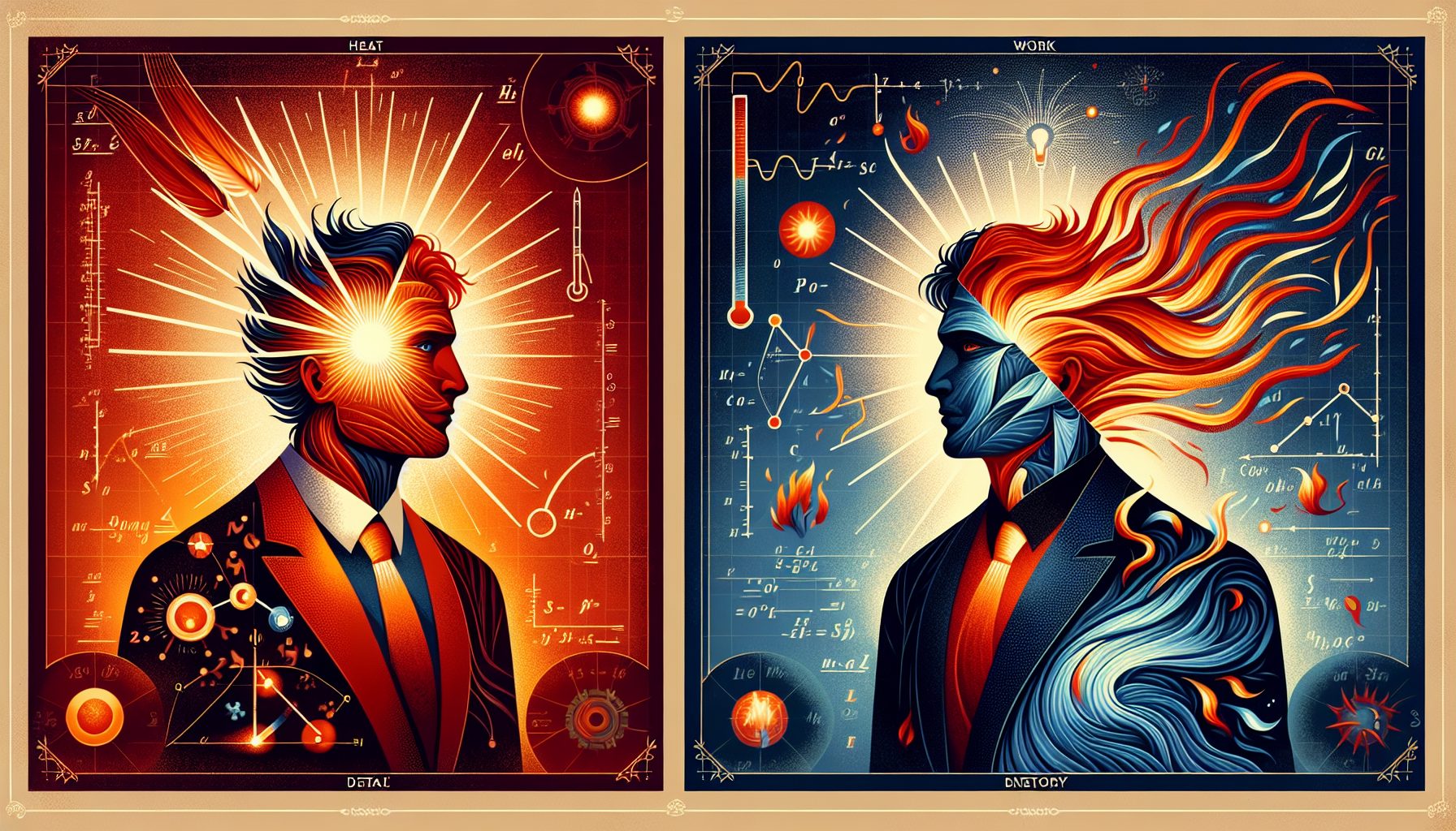 Теплота и работа: хорошие друзья с разными характерами