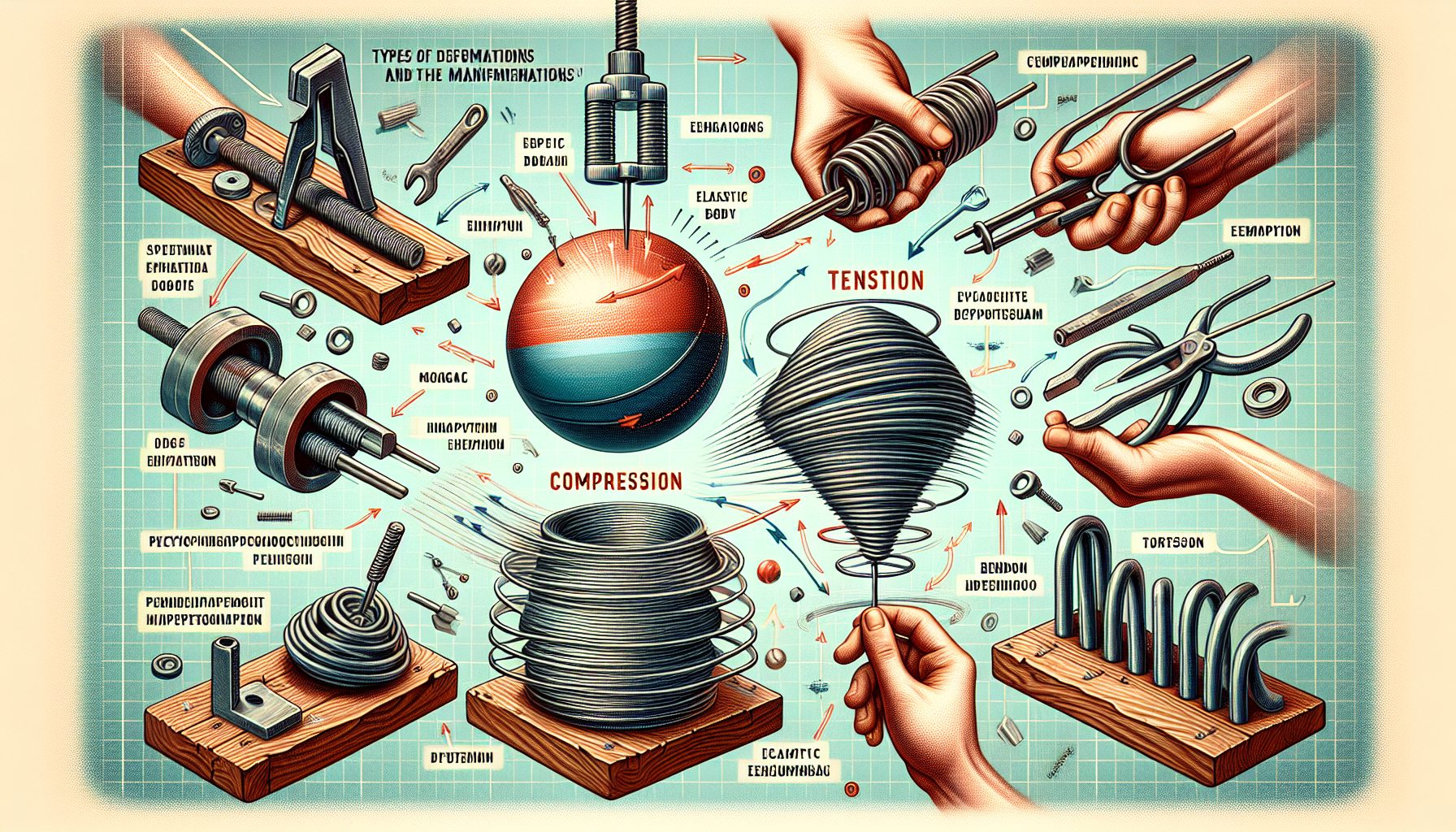 Типы деформаций и их проявления