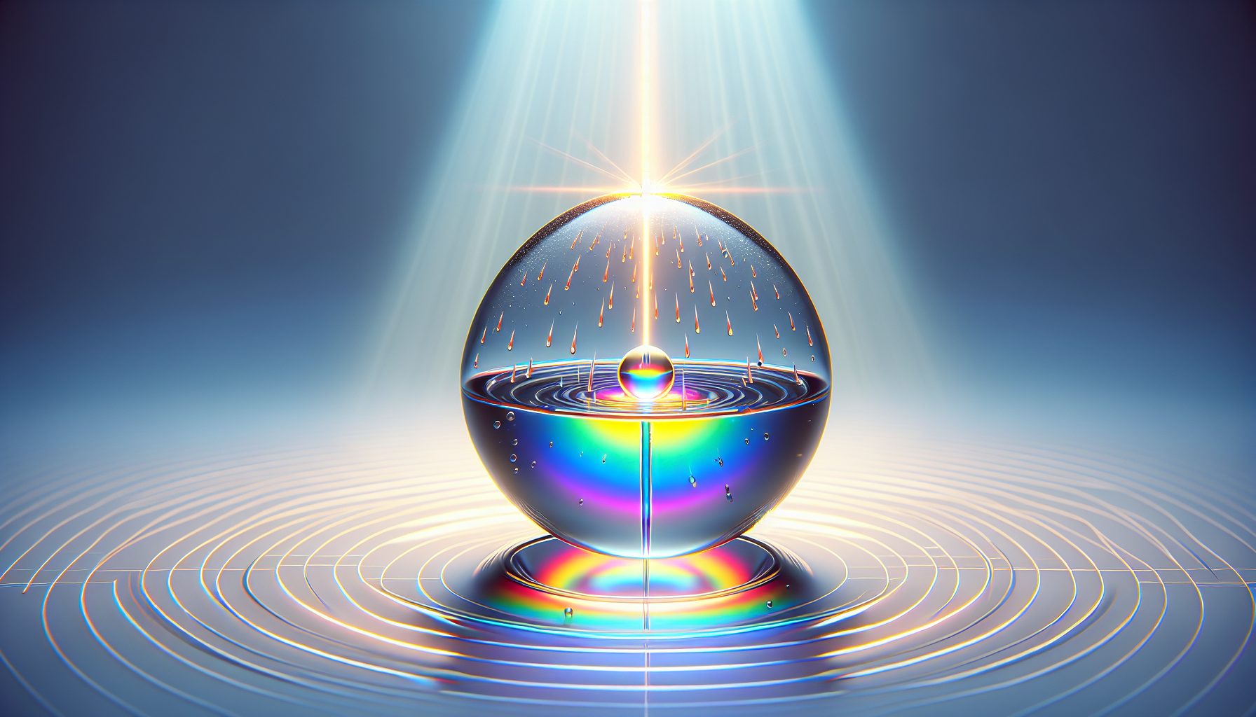 Что происходит со светом внутри капли