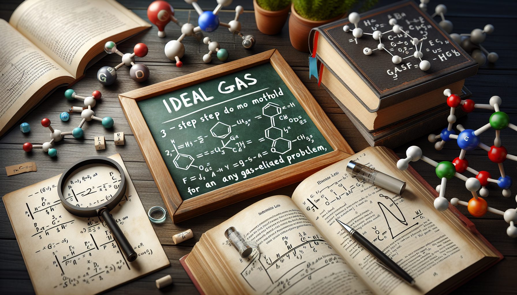 Мой метод "трёх шагов" для любой задачи про газ