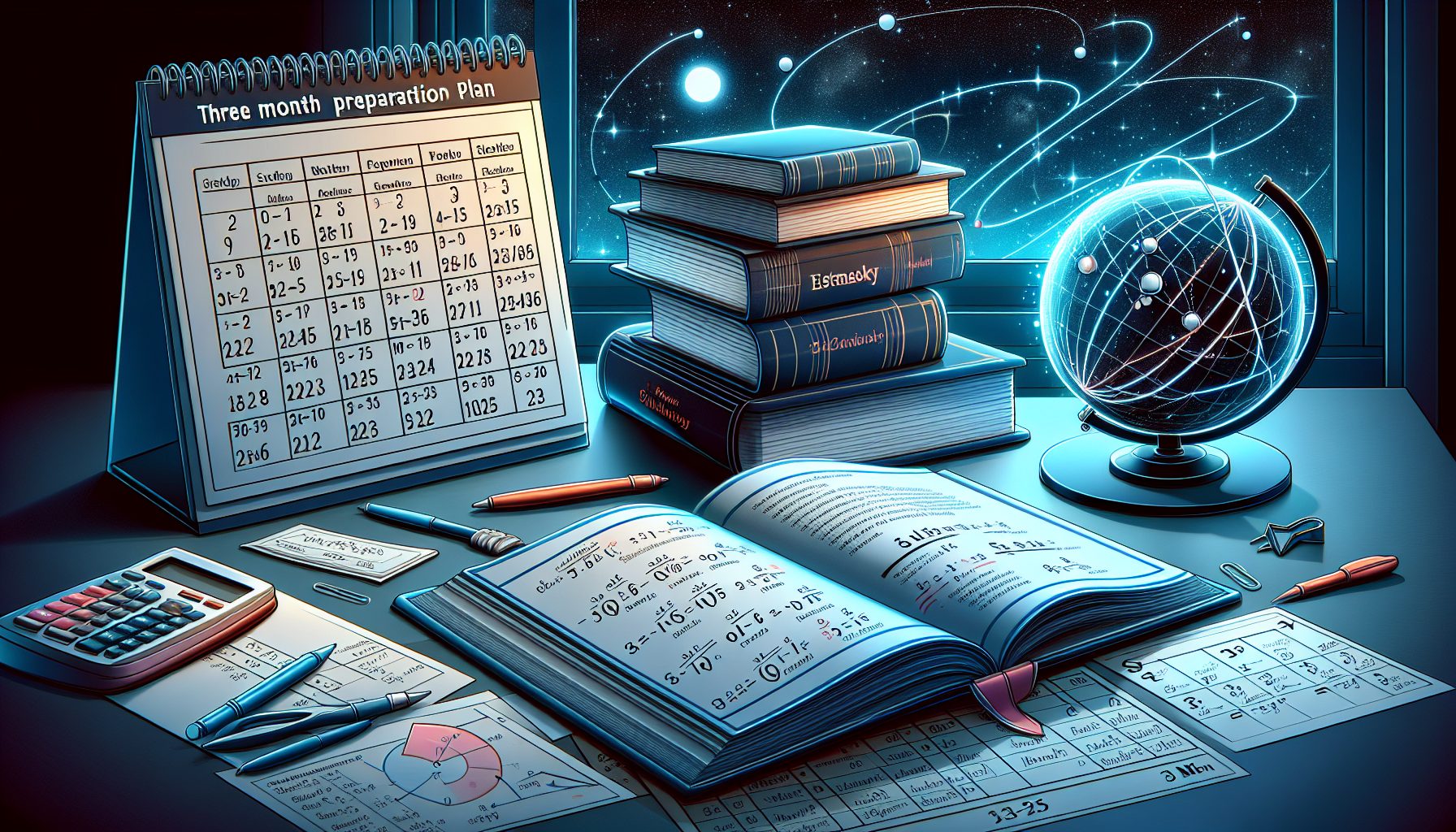 План подготовки на три месяца